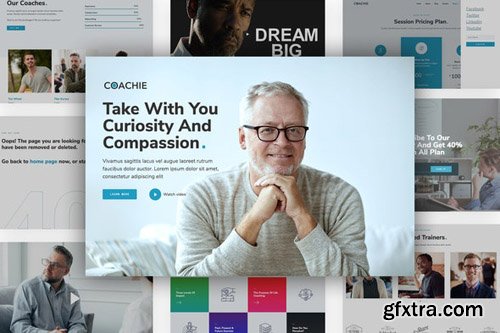 ThemeForest - Coachie v1.0 - Life Coach Template Kit (Update: 14 May 20) - 26412993