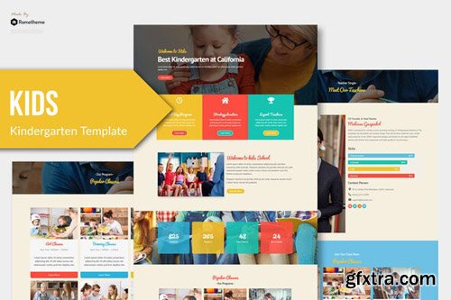 ThemeForest - Kids v1.0 - Kindergarten Child Care Elementor Template Kit (Update: 8 May 20) - 26219437