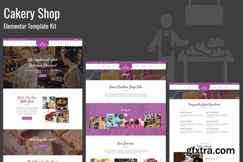 ThemeForest - Cakeryshop v1.0 - Bakery Business Template Kit - 26423393