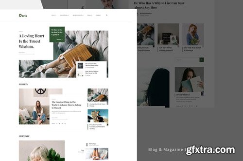 ThemeForest - Doris v1.0 - Blog & Magazine Template Kit - 26354371