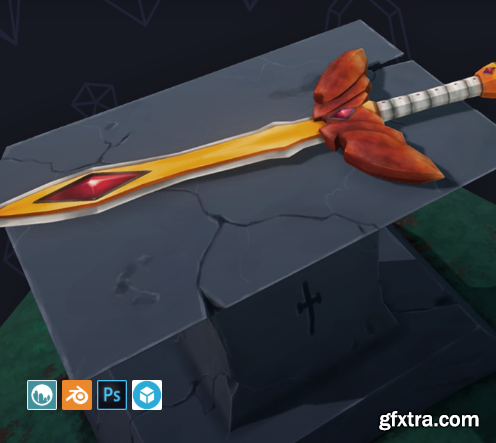 Handpainted - Sword and Altar by Luis Mesquita