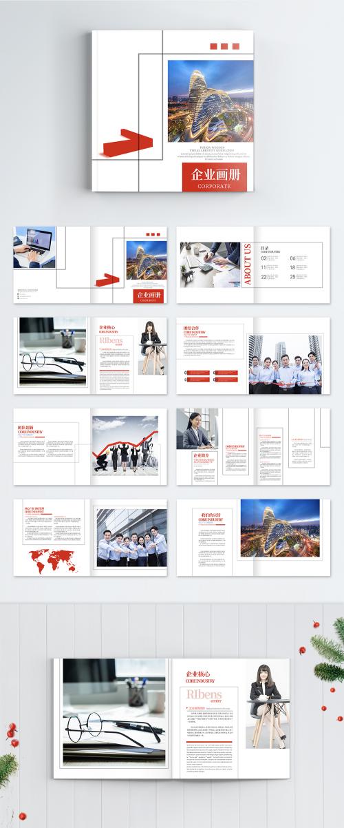 LovePik - red corporate album set - 401463234