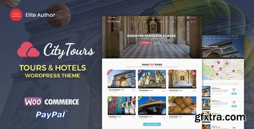 ThemeForest - CityTours v3.2.3 - Hotel & Tour Booking WordPress Theme - 13181652