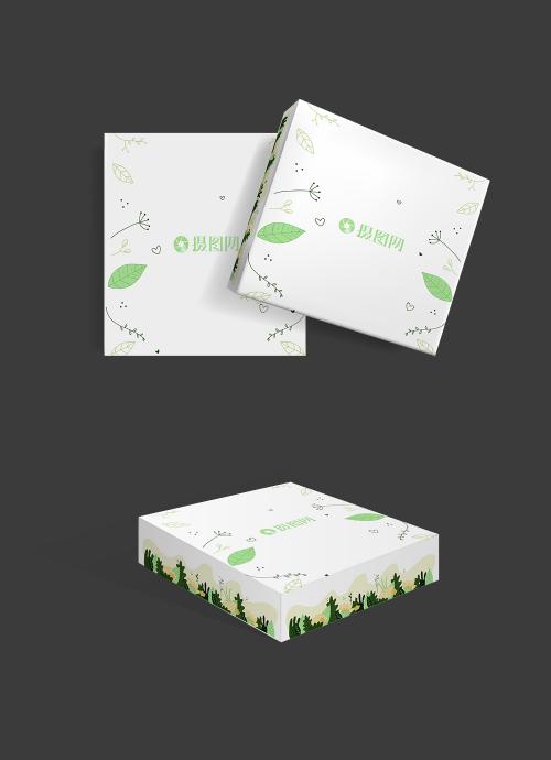 LovePik - green pattern box prototype - 401561580