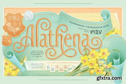 Alathena Font Family