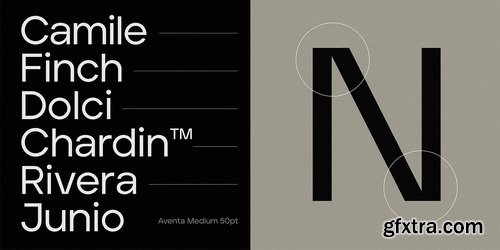 Aventa Font Family