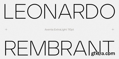 Aventa Font Family