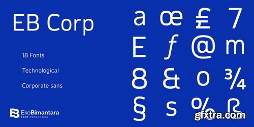 EB Corp Font Family