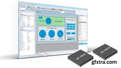 Control PIC Microcontroller using a GUI via USB or RS232