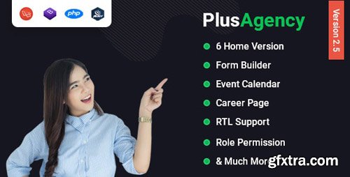 CodeCanyon - PlusAgency v2.5 - Multipurpose Website CMS & Business Agency Management System - 24646161 - NULLED