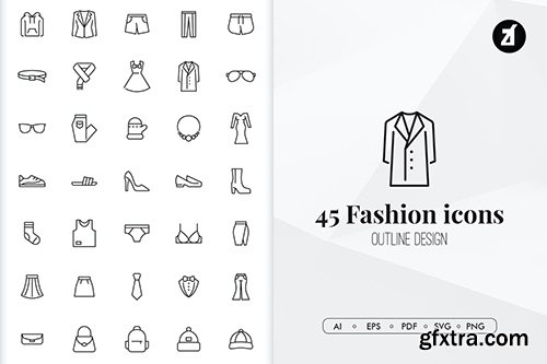 45 Fashion elements in minimal design