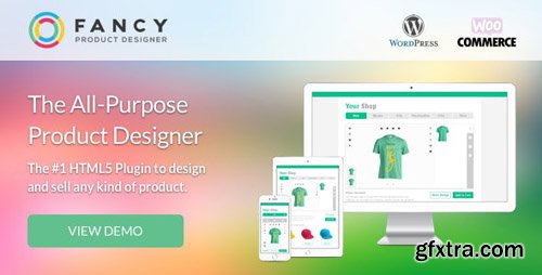 CodeCanyon - Fancy Product Designer v4.3.9 - WooCommerce WordPress - 6318393