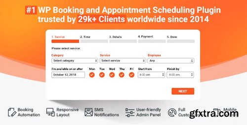 CodeCanyon - Bookly PRO v18.3 - Appointment Booking and Scheduling Software System - 7226091 - NULLED