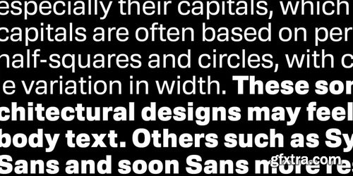 Trada Sans Font Family