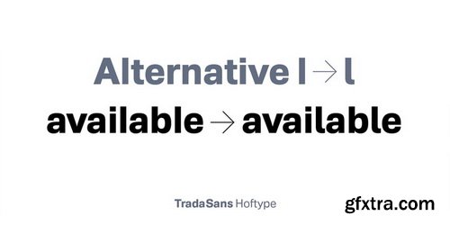 Trada Sans Font Family