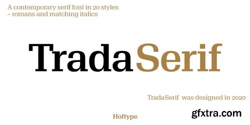 TradaSerif Font Family