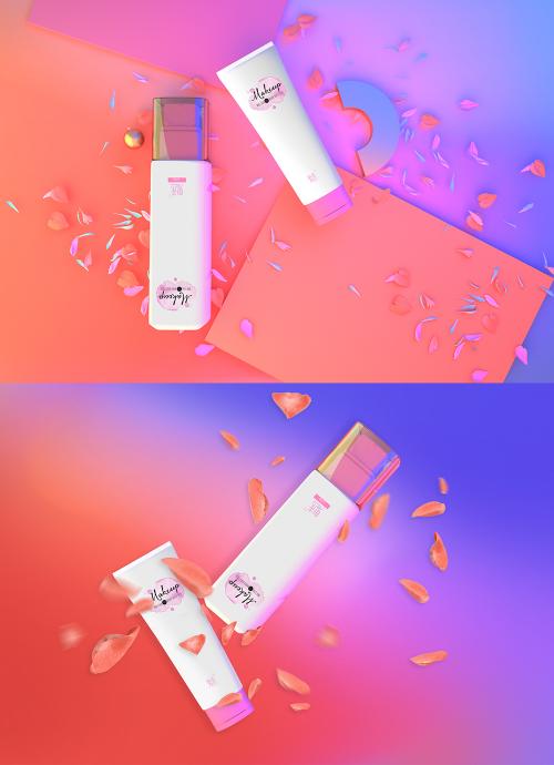 LovePik - fashion makeup cosmetic packaging mockup - 401723995