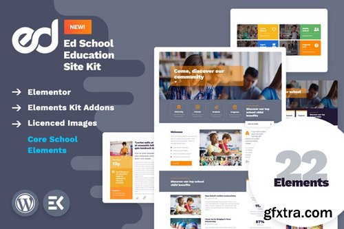 ThemeForest - EdSchool v1.0 - Education Template Kit - 26588222