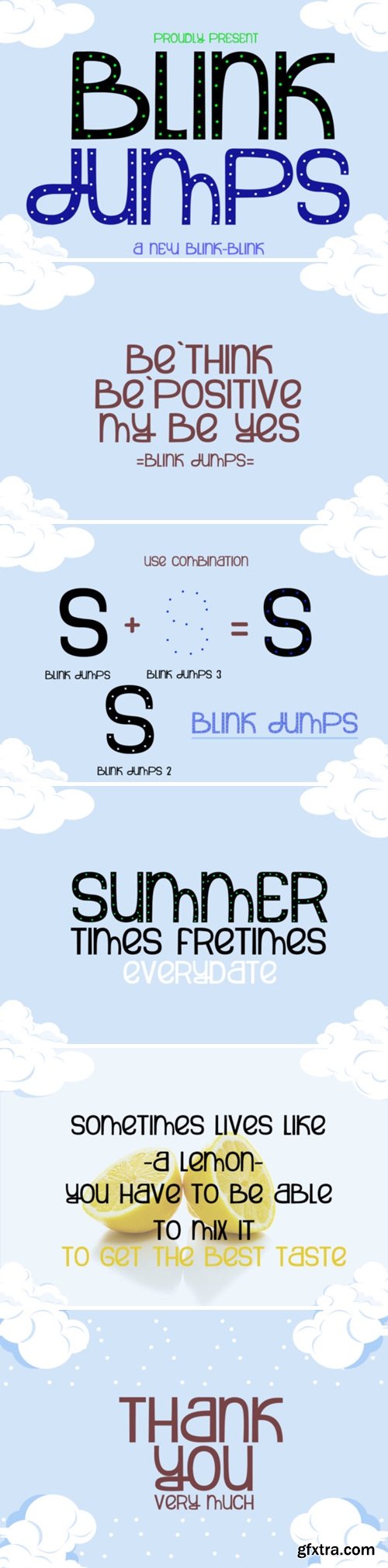 Blink Jumps Font