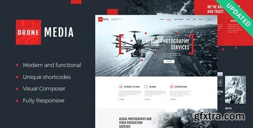 ThemeForest - Drone Media v1.3.2 - Aerial Photography & Videography WordPress Theme + RTL - 21057990