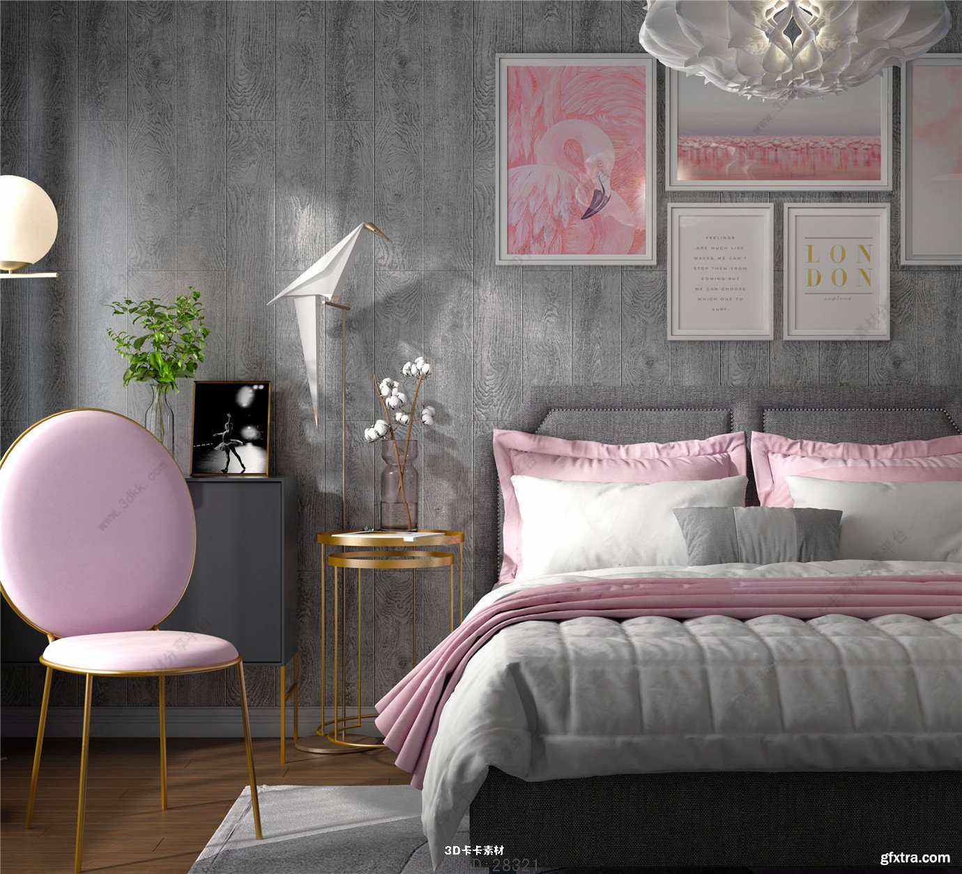 Modern Style Bedroom 390 » GFxtra