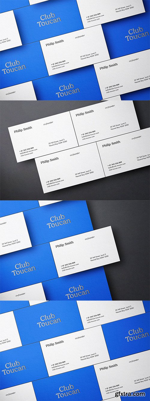 Business Cards Mockup Scene