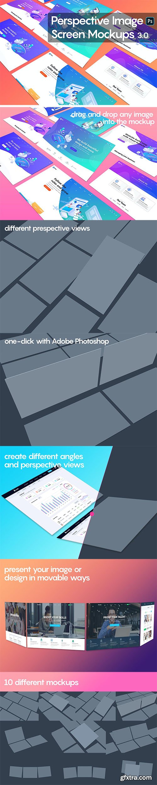 Perspective Image Screen Mockups 3.0