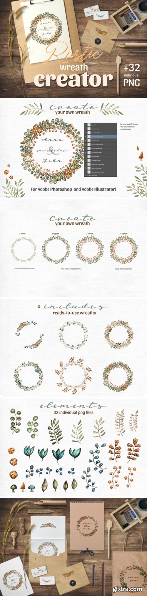 Rustic Wreath Creator 4147389