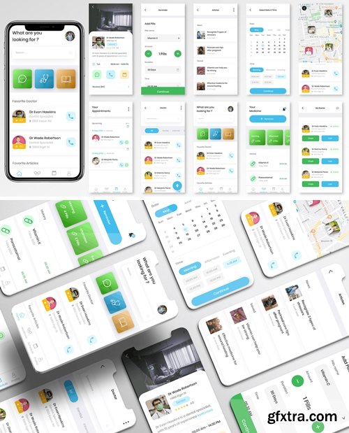 Wecare UI Kit - Healthcare Apps