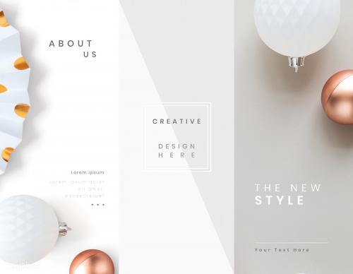 Luxury seasonally themed flyer mockup - 2020269