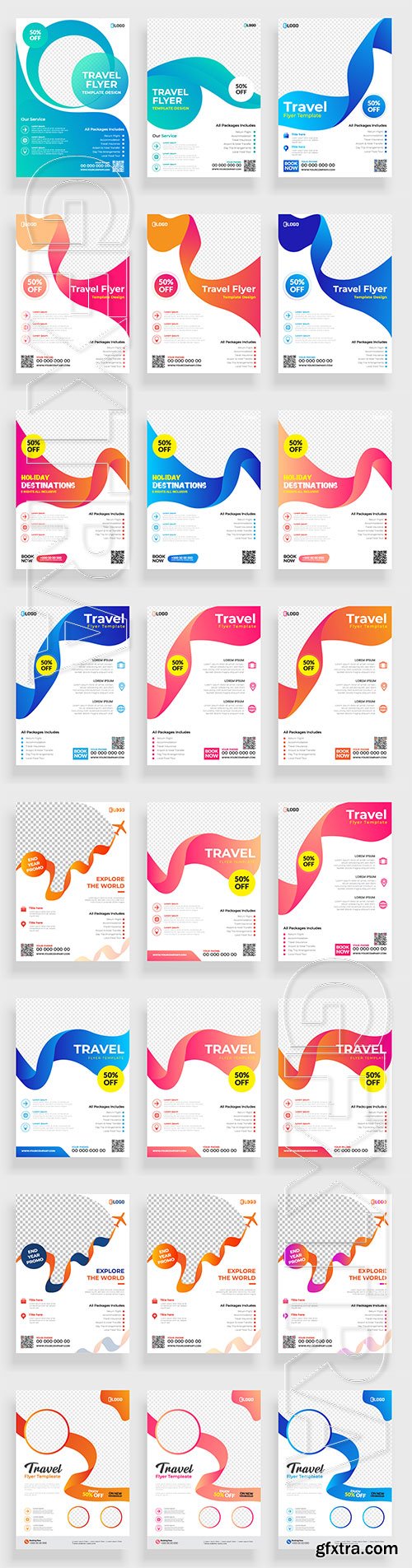 Business flyer template design, brochure vector illustration # 10