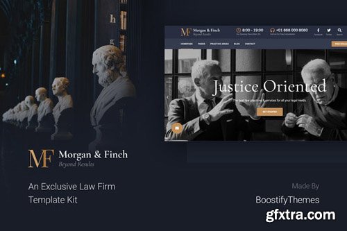 ThemeForest - Morgan & Finch v1.0 - Law Template Kit - 26152032