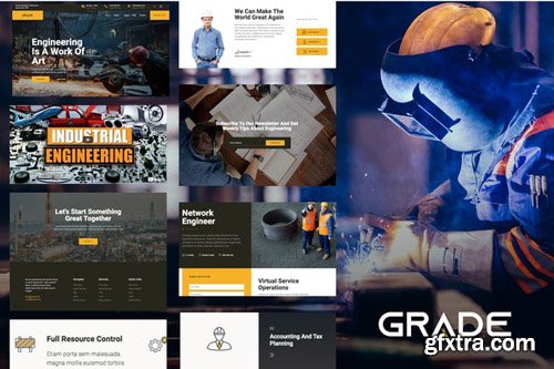 ThemeForest - Grade v1.0 - Engineering & Industrial Template Kit (Update: 14 May 20) - 26422493