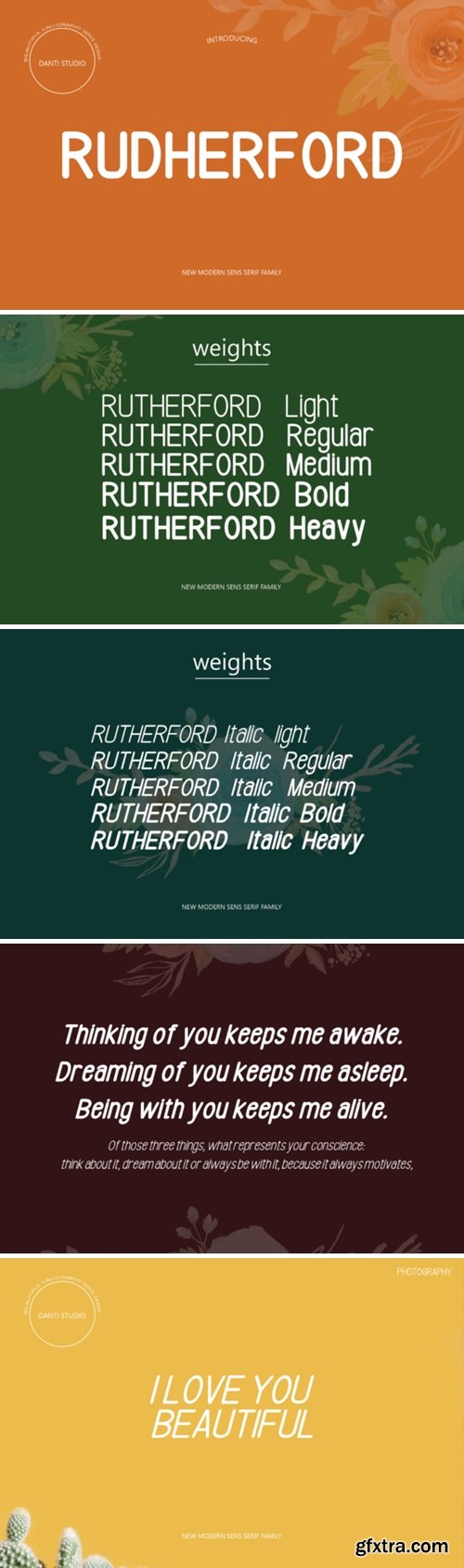 Rutherford Font