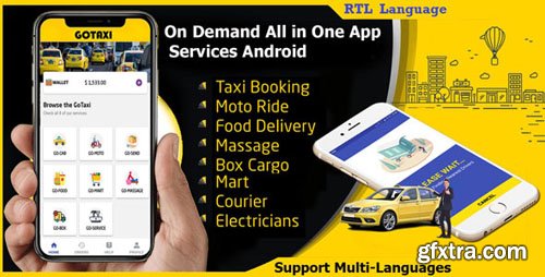 CodeCanyon - GoTaxi v1.0.6 - On Demand All in One App Services Android - 22612350