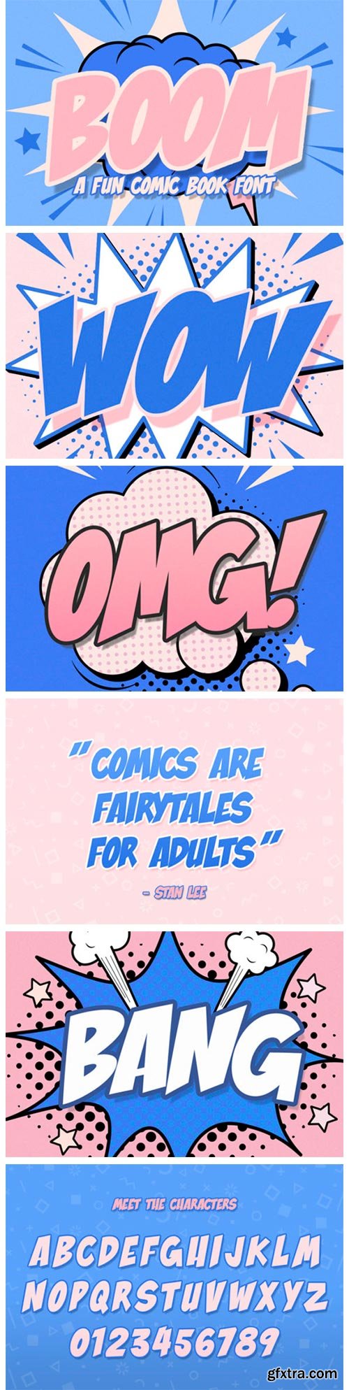 Boom Comic Font