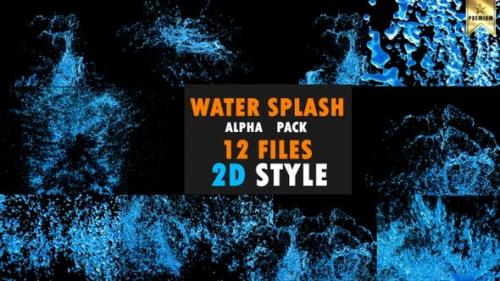 Videohive - 2D Water Splash