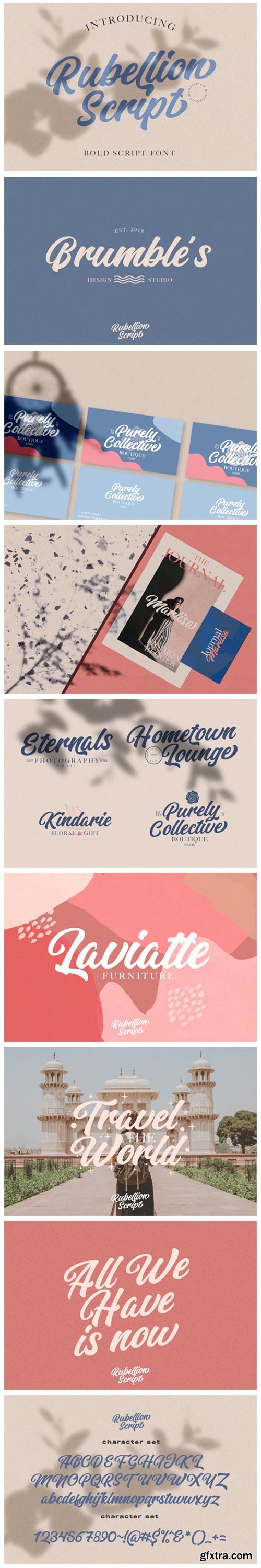 Rubelion Script Font