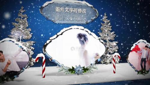 LovePik - Winter Snowflake Falling Christmas Holiday Album Photo ae Templa - 23587