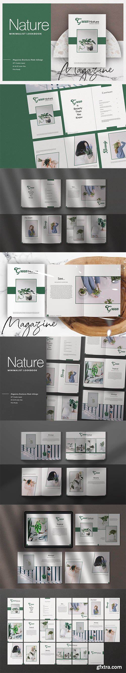 Green Nature Minimalis Lookbook