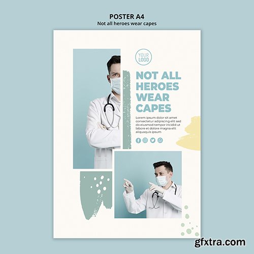 Medical professional flyer design