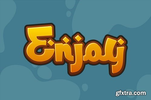 Rakhisa - cartoon faux arabic font