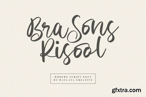 Brasons Risool Modern Script Font