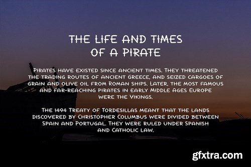 La Pirata - pirate font