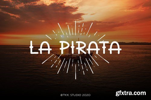 La Pirata - pirate font