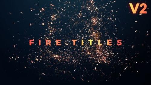 Videohive - Fire Titles