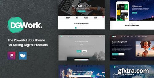 ThemeForest - DGWork v1.8.7 - Responsive Digital Shop & Market Easy Digital Downloads Theme - 18105506 - NULLED