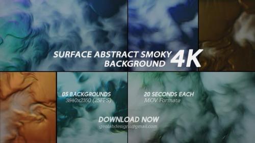 Videohive - Surface Abstract Smoky Background 4K