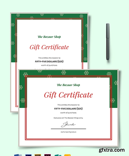 Holiday-Gift-Certificate-Template