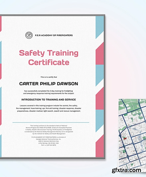Final Fire Safety Certificate Template GFxtra